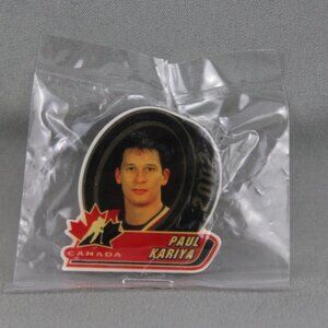 Team Canada Hockey Pin - 2002 Olympic Pin Paul Kariya - Celluloid Pin